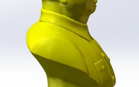 毛主席半身像侧面效果图2