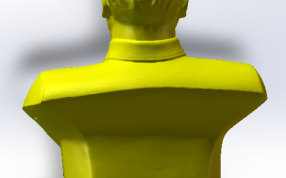 毛主席半身像后面效果图