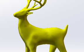 圣诞老人的麋鹿整体效果图