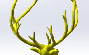 麋鹿角的效果图