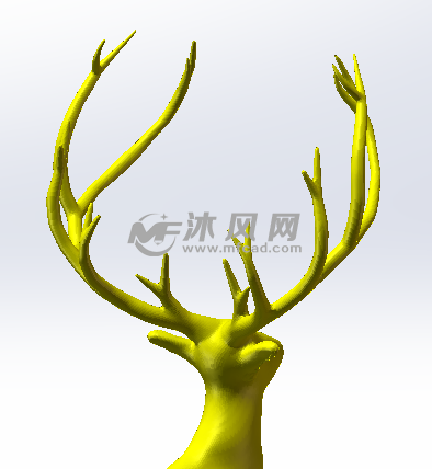 麋鹿角的效果图