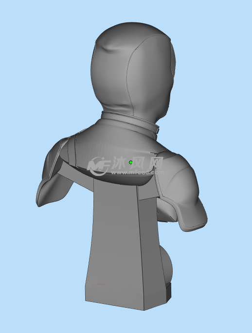 死侍半身像三维模型