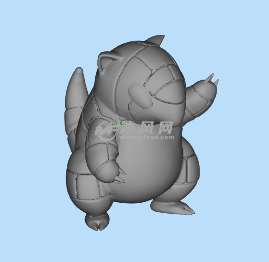 穿山甲三维模型