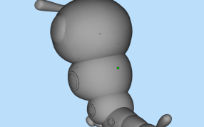 可3D打印绿毛虫