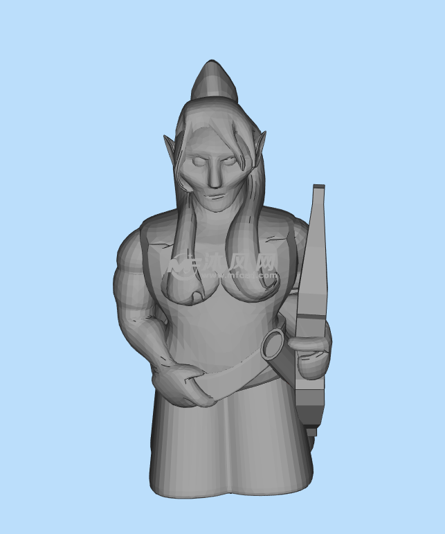 半人马女战士正面