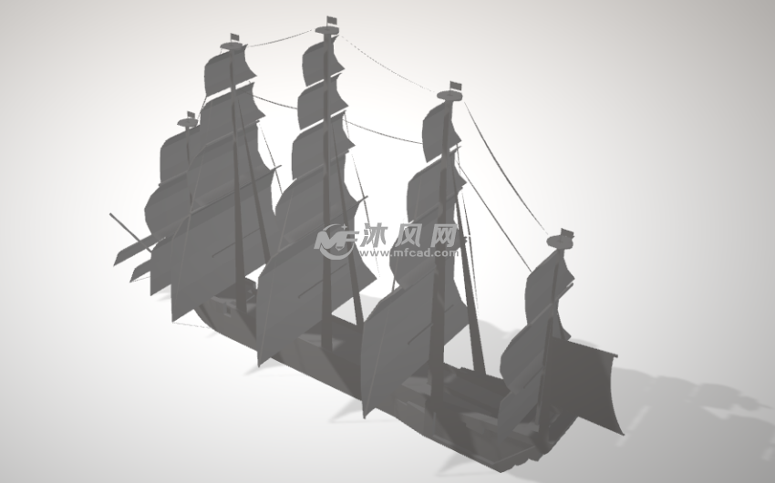 无敌号战舰俯视图