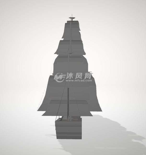 无敌号战舰正面