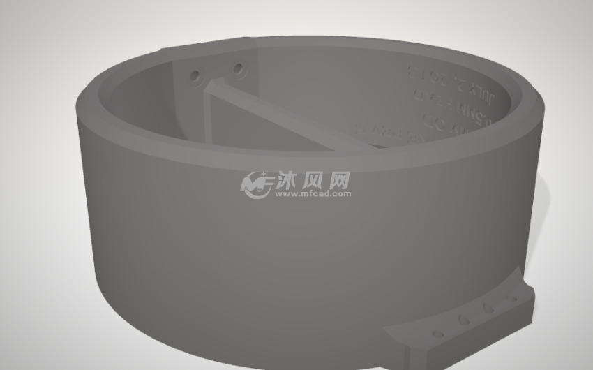 铃3D打印模型侧面