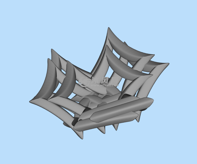圆环碗模型侧面