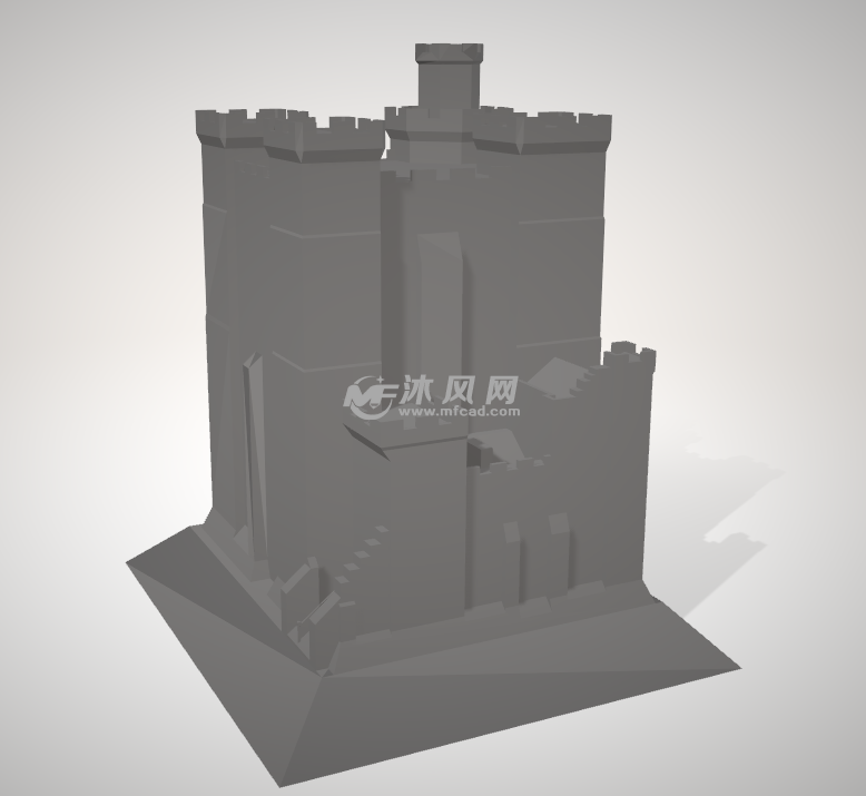 城堡3D打印模型