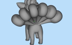 狐狸精灵三维设计