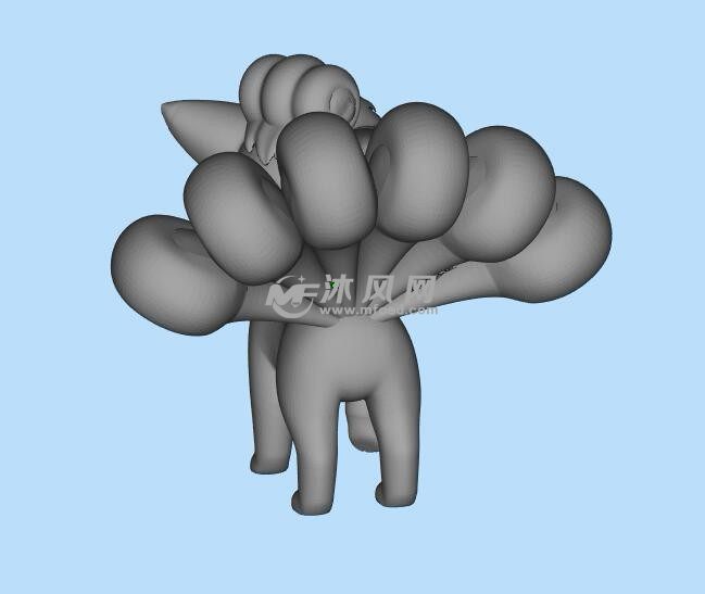 狐狸精灵三维设计