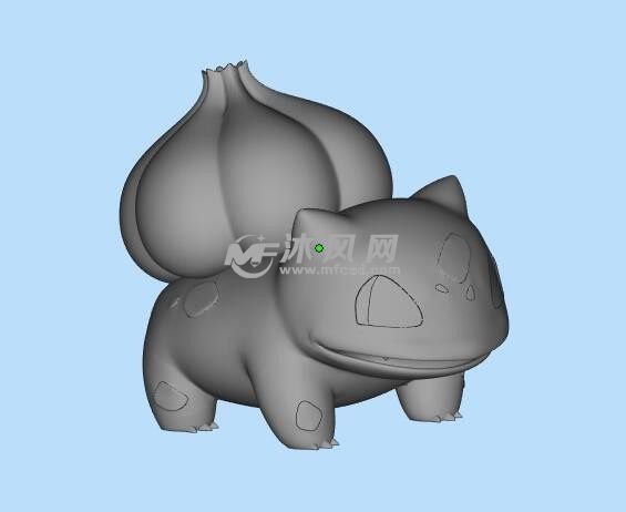 妙蛙种子三维模型