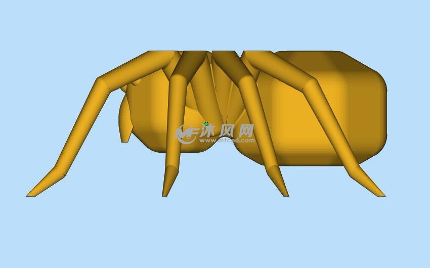 八脚螅三维设计