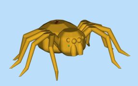 蜘蛛三维模型