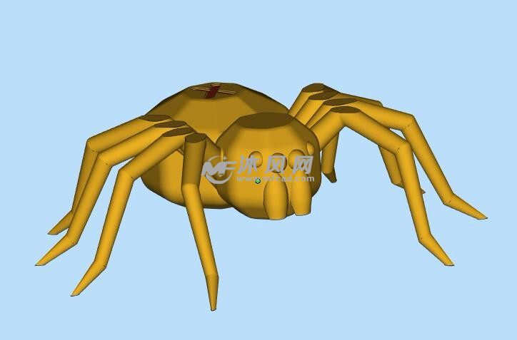 蜘蛛三维模型
