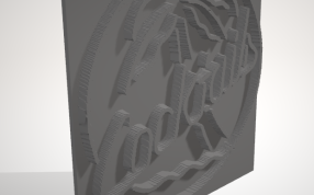 鸡尾酒标志侧面