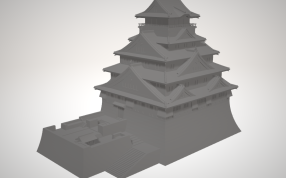 城堡大阪城模型