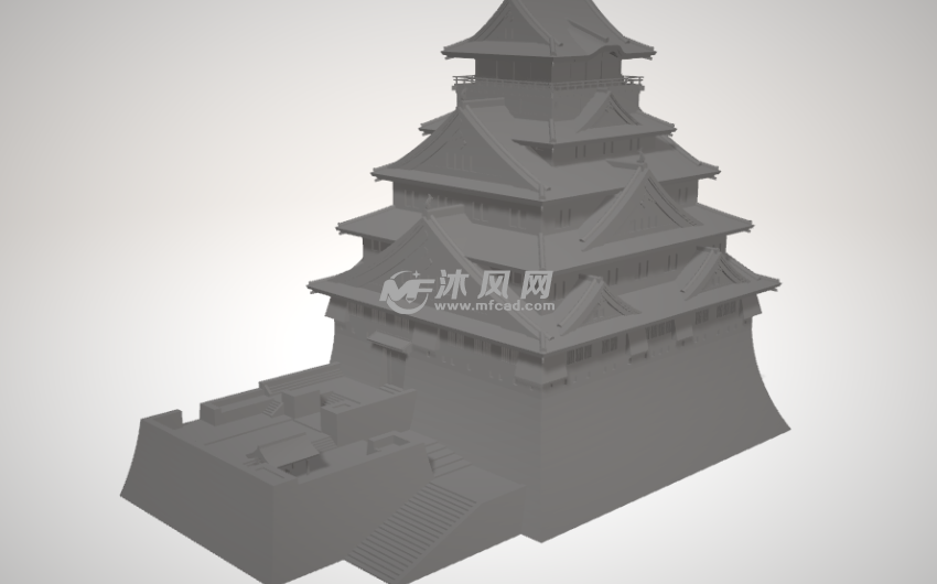 城堡大阪城模型