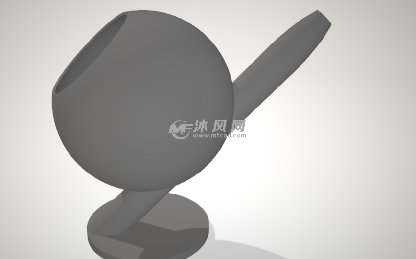 悬臂式球鼻壶侧面