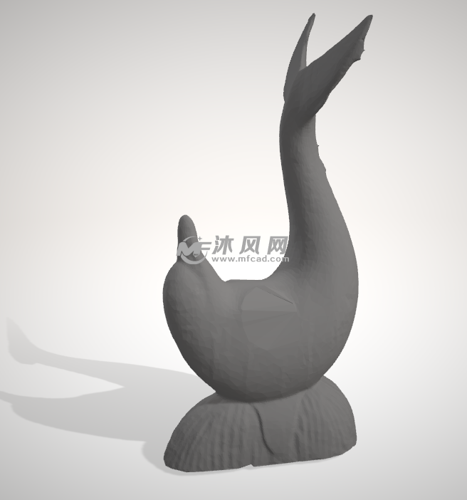 海豚3D打印模型