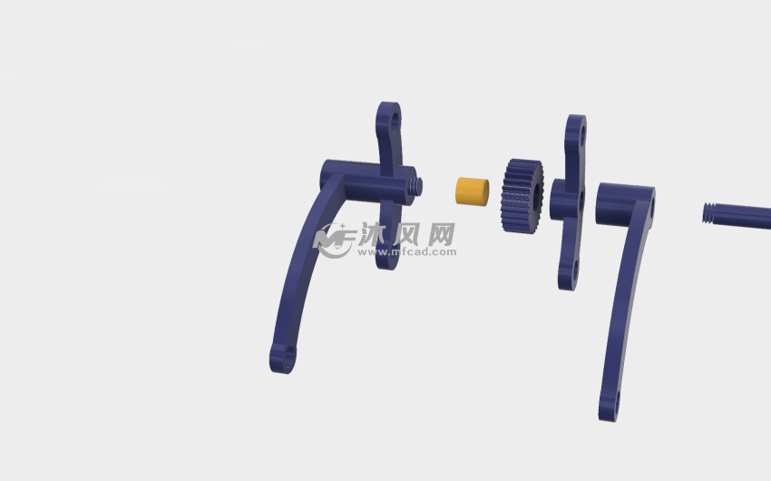 蜂鸟零件组装示意图