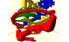 陀飞轮机构模型STL格式