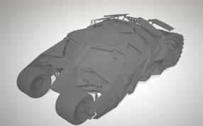 蝙蝠侠战车侧面