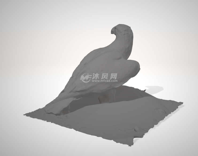 鹰stl模型