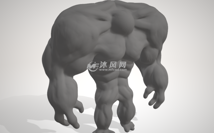 肌肉怪物模型