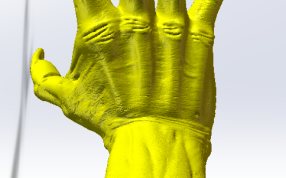 黄色材料反面效果图