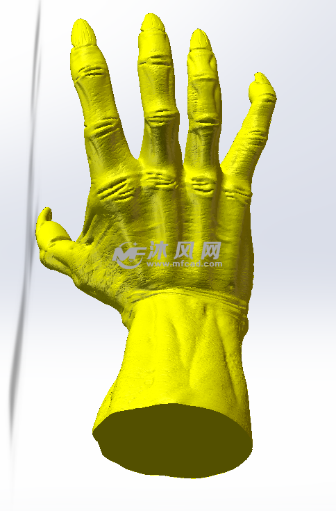 黄色材料反面效果图