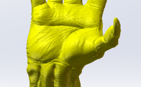 黄色材料证明效果图