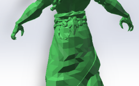 绿色材料反面效果图