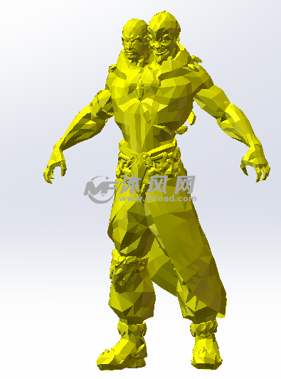 黄色材料效果图