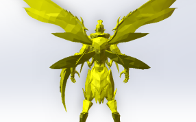 黄色材料反面效果图