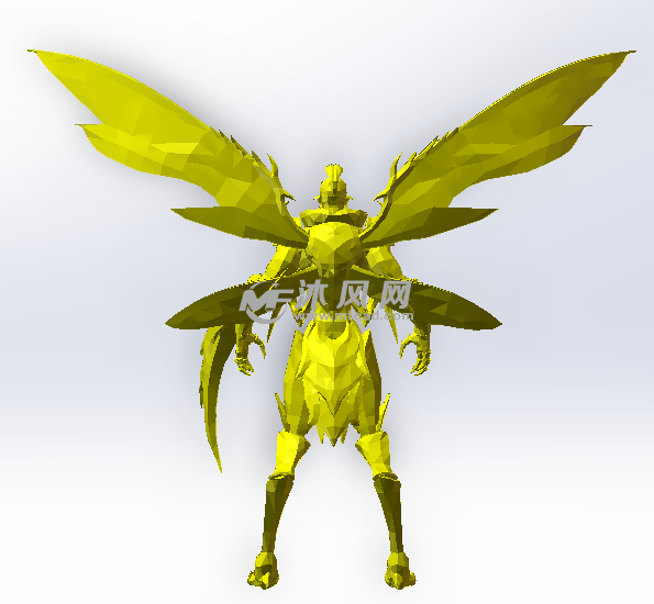 黄色材料反面效果图