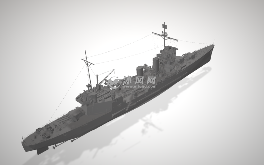 阿斯托利亚舰侧面