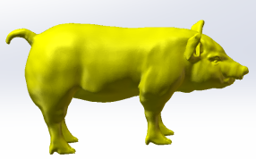 金猪侧面效果图