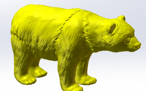 黄色材料正面效果图