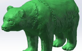 绿色材料正面效果图