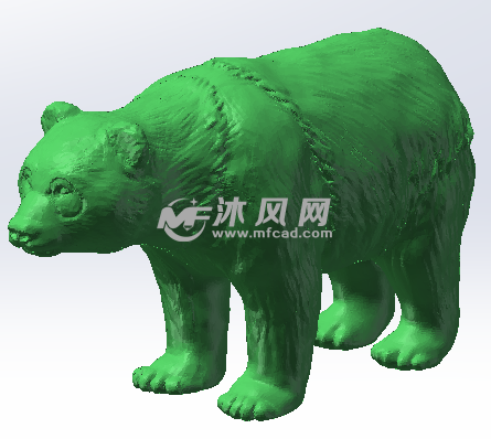 绿色材料正面效果图