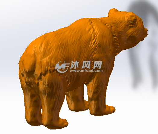 橙色材料正面效果图