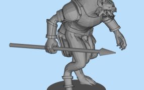 豺狼枪手三维模型