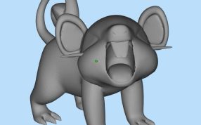 小拉达三维模型