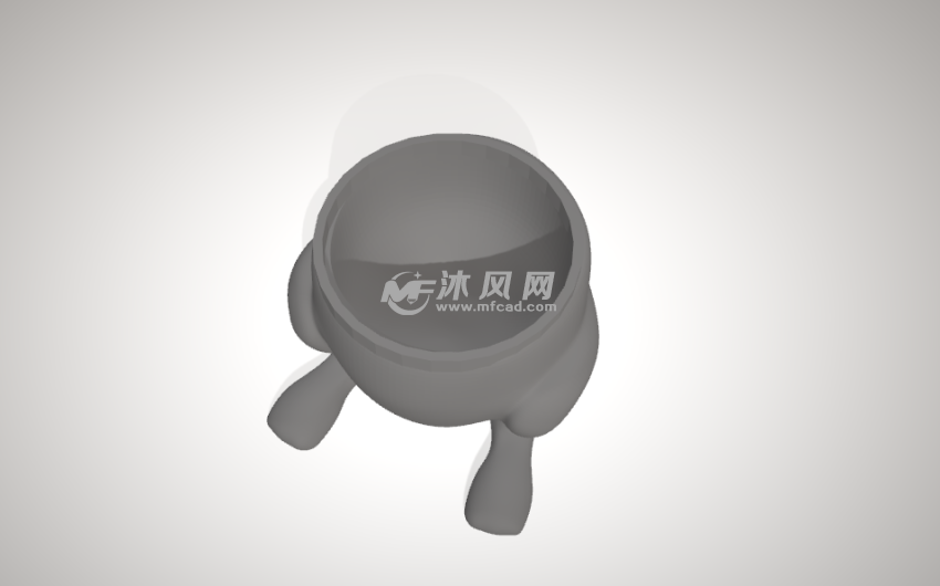 兔子形状的水杯内部