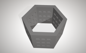 喷漆帽支架主体模型