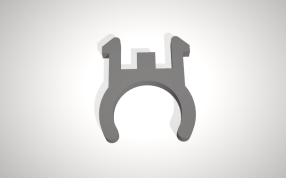 喷漆帽支架俯视图