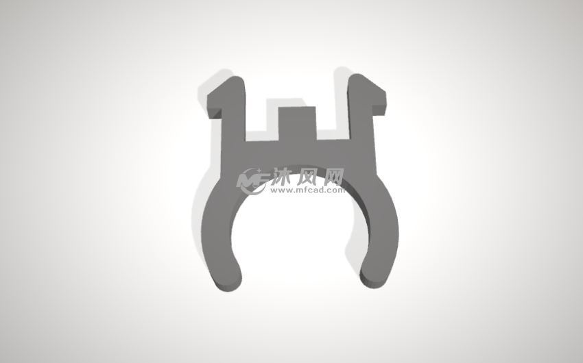 喷漆帽支架俯视图