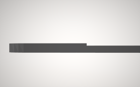 拉链3D打印模型侧面